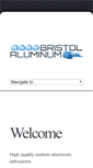Mobile Screenshot of bristolaluminum.com